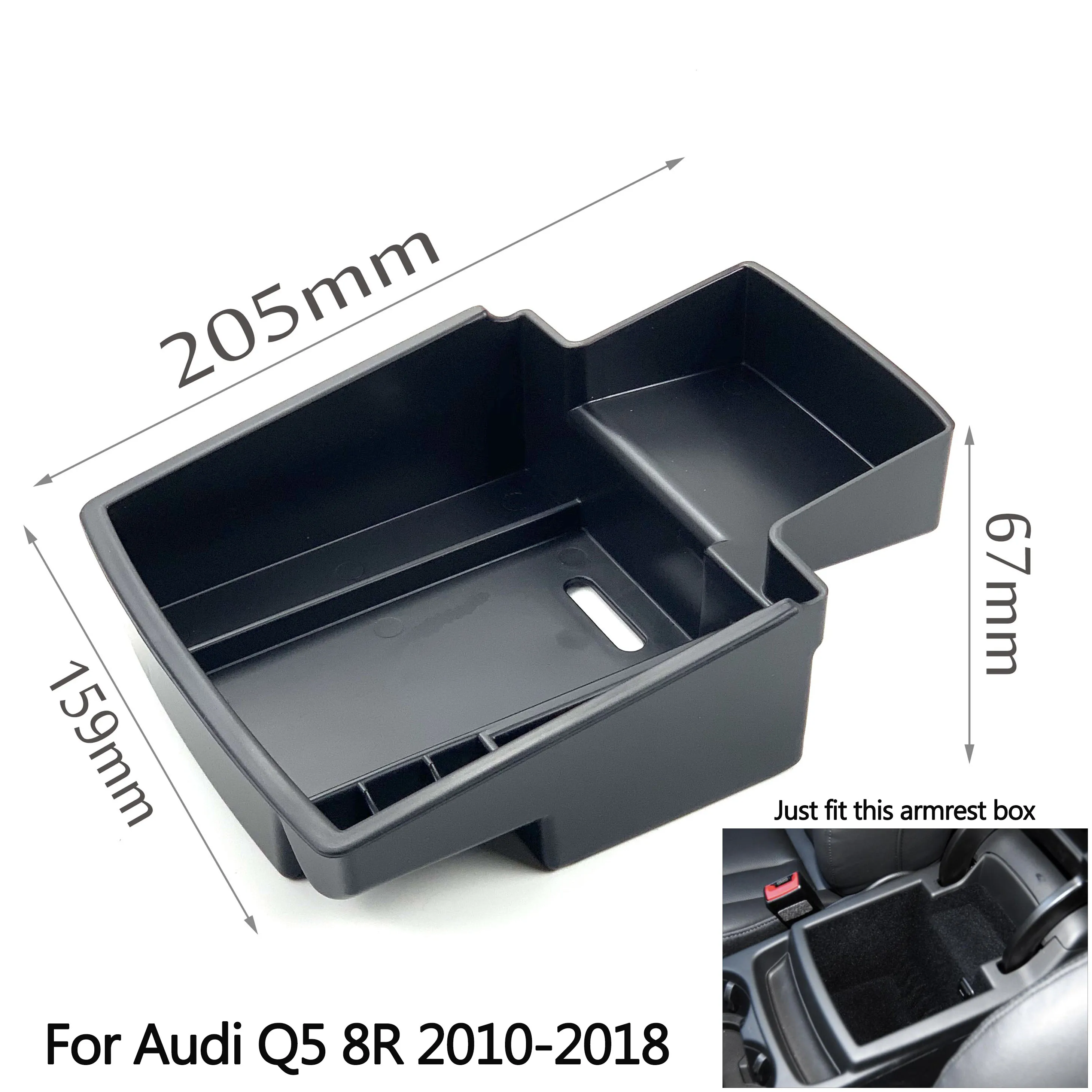 Подлокотник для Audi Q5 8R ящик хранения органайзер автомобиля аксессуары 2010 2011 2012 2013