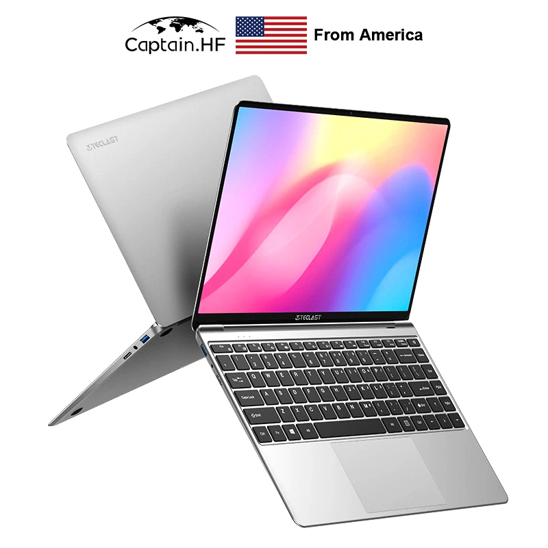 

US Captain Teclast F7S 14.1 Inch 7mm Ultra Thin Laptop Windows 10 Notebook,1920x1080 FHD Screen, CPU 8GB+128GB