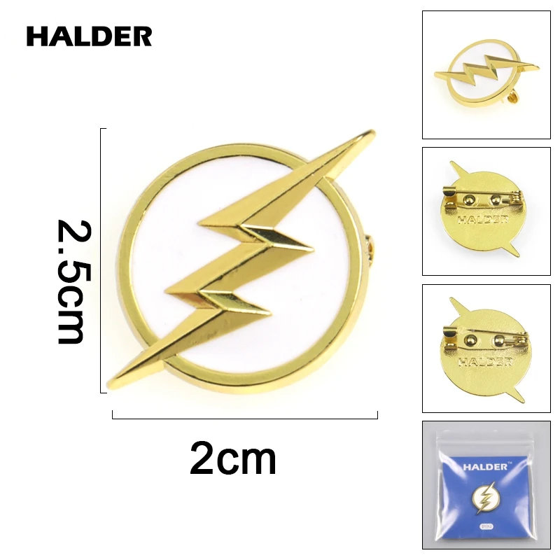 BR0057 HALDER The Flash капитан Марвел модные ювелирные изделия Броши Булавки на лацкан сумка значок для рюкзака аксессуар подарок украшение одежды