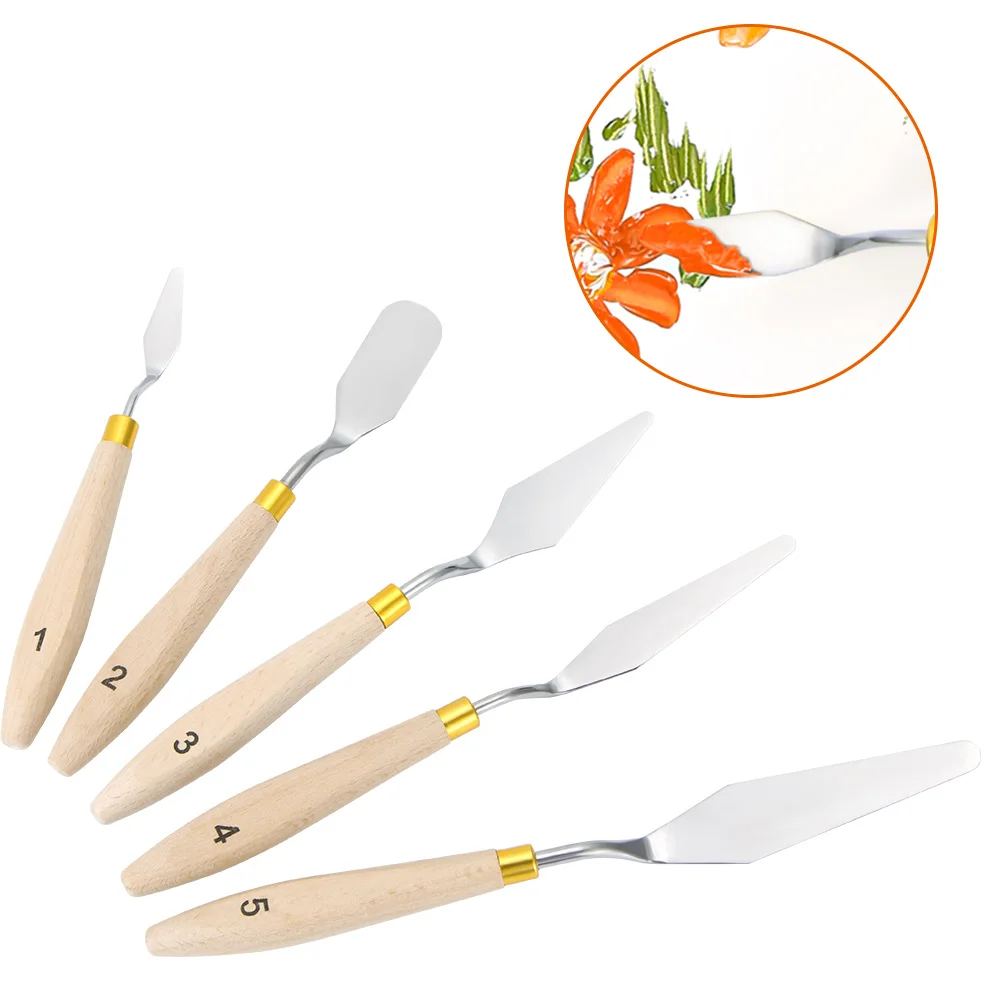 5 шт. Изобразительное искусство Профессиональный Нержавеющая сталь набор