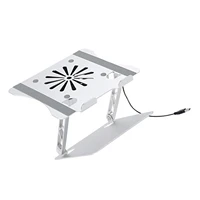 new laptop stand for desk folding adjustable height portable ergonomic for table fold notebook holder with fan