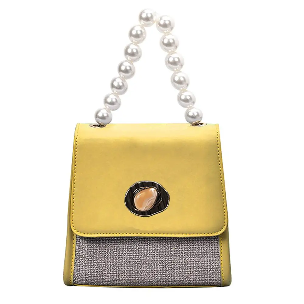 Style 5 Yellow Модные женские сумки через плечо с жемчугом, милые водонепроницаемые сумки через плечо - Цвет: Style 5 Yellow