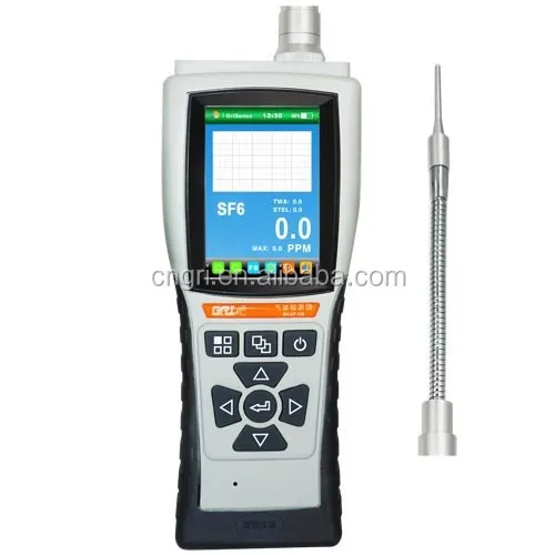 

sulfur hexafluoride SF6 portable gas detector 0-1000 PPM analyzer, infrared sensor