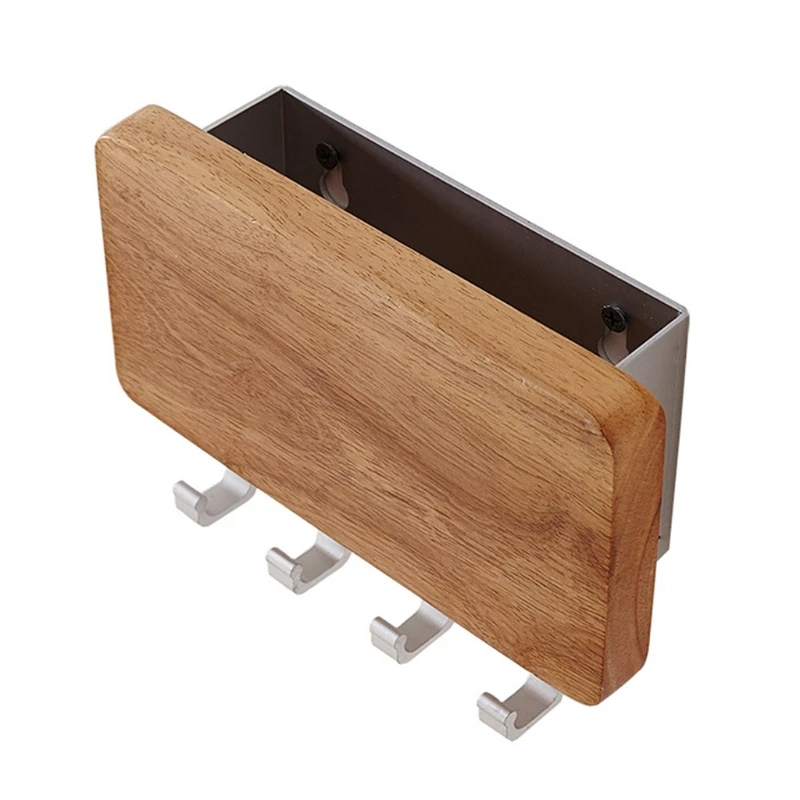 

Home Wall Mounted Entrance Sundries Hook Key Holder Small Things Storage Box 87HA