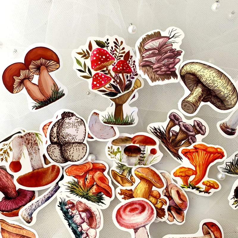 39 искусственных осенних наклеек в виде книжки грибов изоляционная чашка для