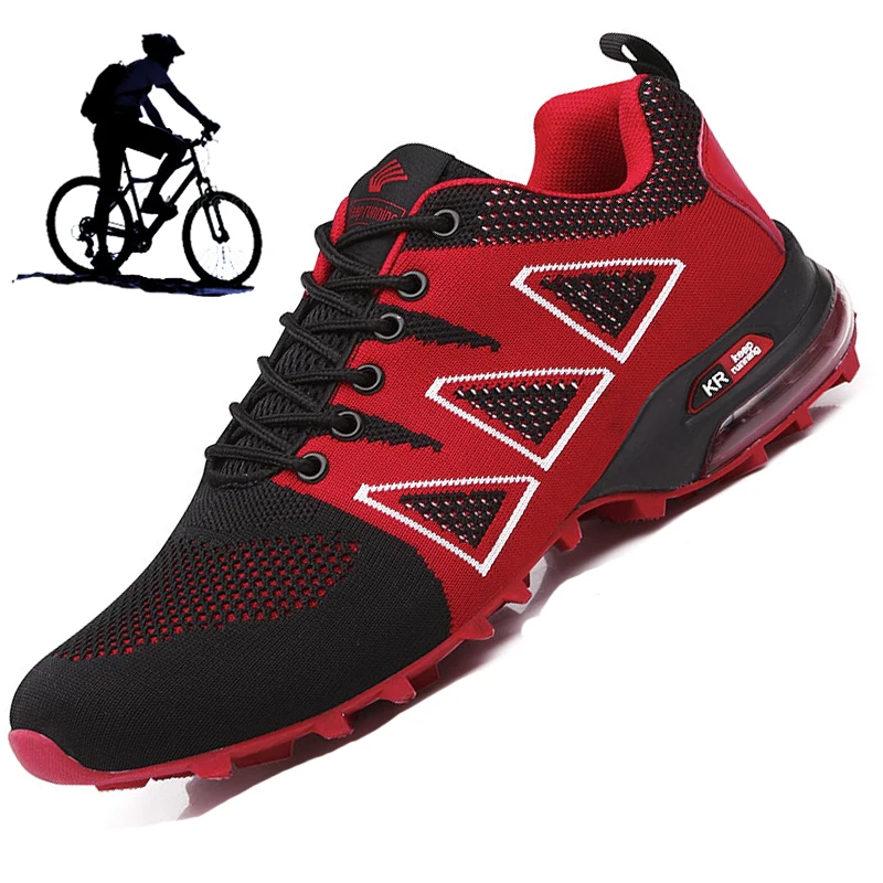 

Men's Cycling Shoes Road Bike Shoes Mountain Bike Bicycle MTB Shoes Reflective Cycle Sneaker Triathlon Racing Shoes