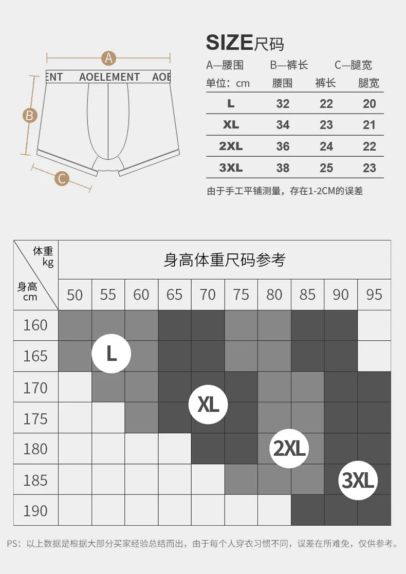 

BOBTXS 4PCS Boxer Shorts Underpants man Men's Panties Men Boxer Underwear Cotton for Male Couple Sexy Set modal mens boxers