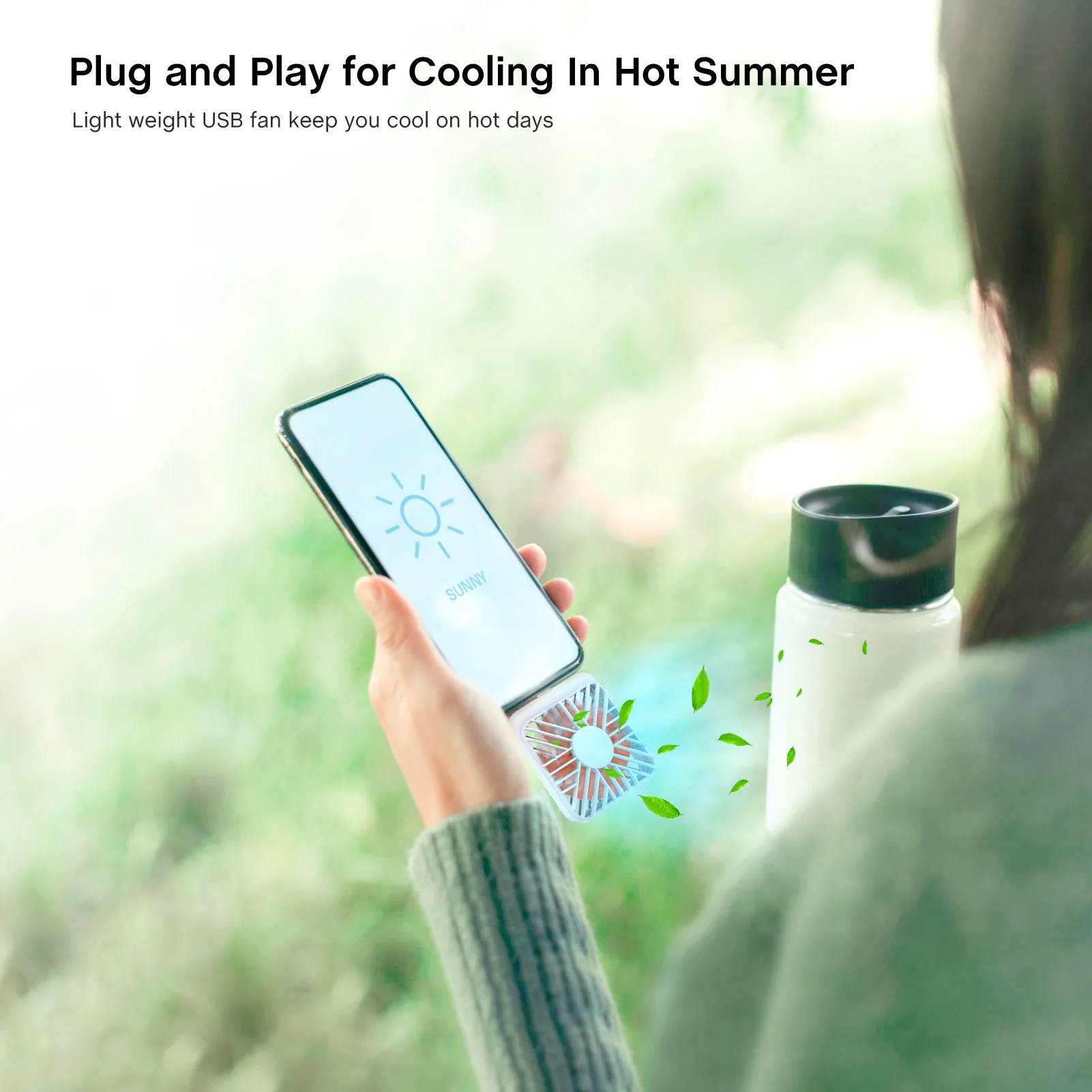 Новинка 2021 мини вентилятор для сотового телефона портативный планшетный