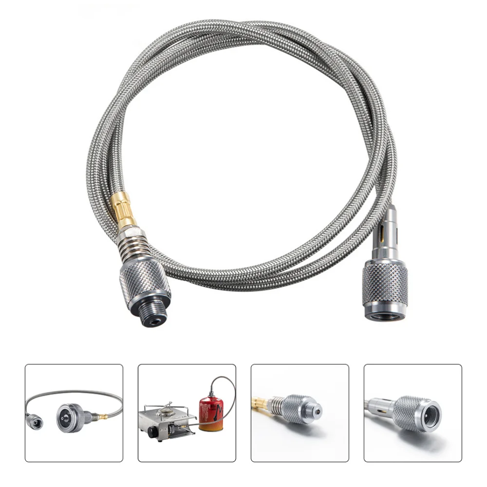 

1Pc Propane Hose Gas Hose Outdoor Extension Pipe Camping Gas Stove Accessory