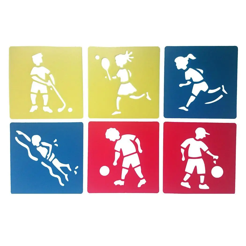 Детский шаблон для рисования вспомогательные трафареты как инструменты