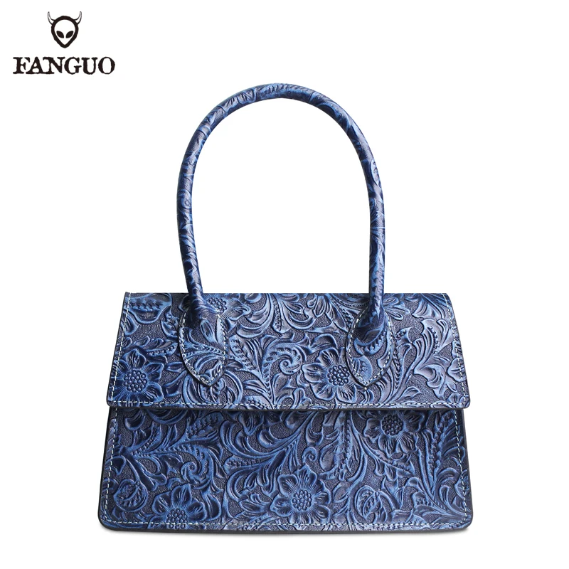 Женская сумка-портфель из натуральной кожи оригинальный клатч на ремне через