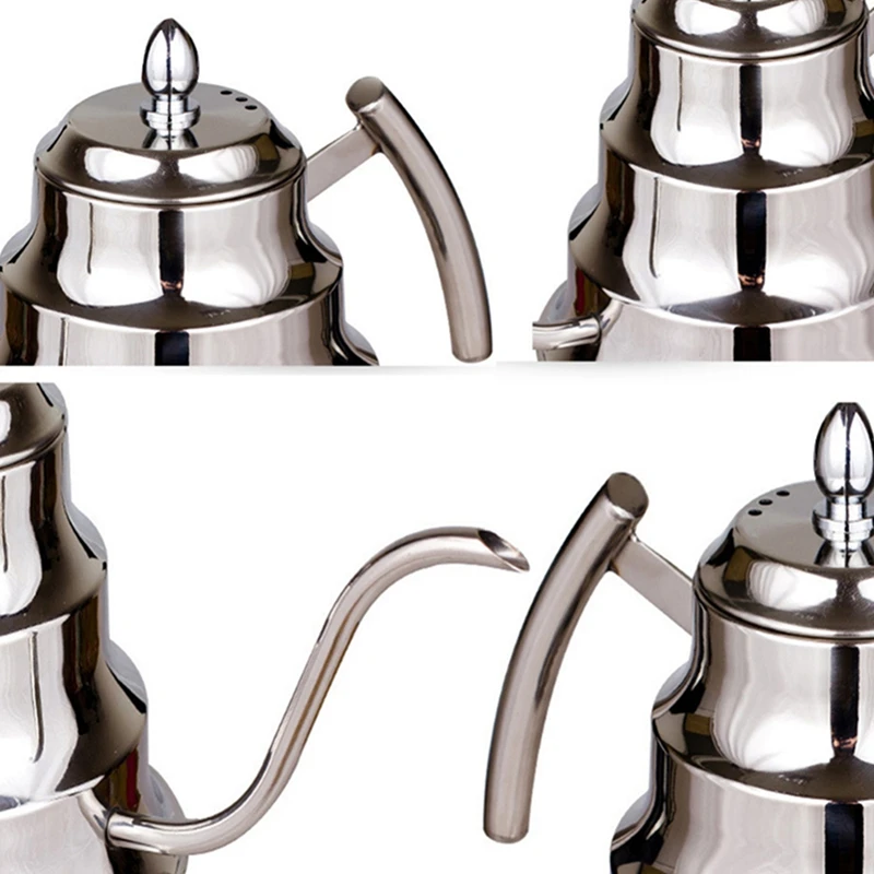 

1.2L Gooseneck Pot Pour-Over Coffee Kettle with Filter Hand Drip Tea