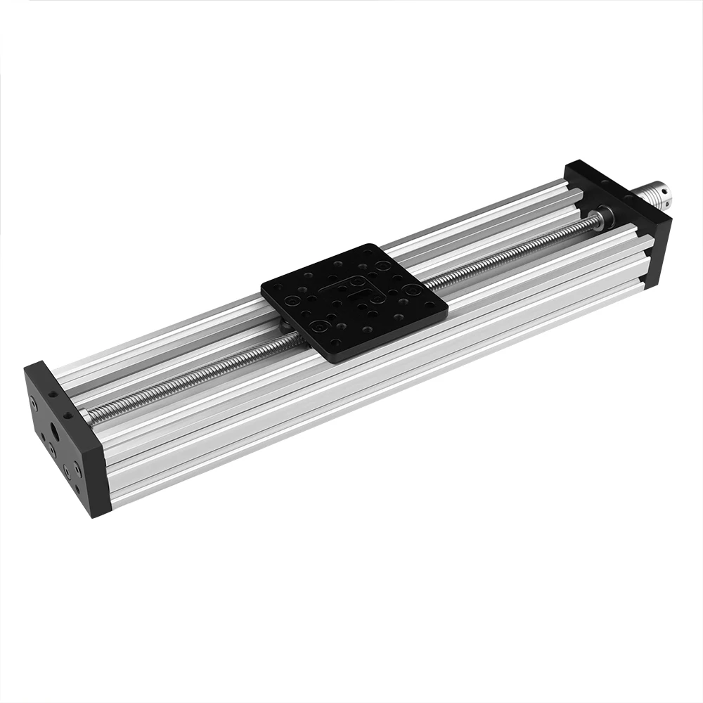 

4080U 250mm/300mm/350mm400mm/450mm Stroke Aluminium Profile Z-axis Screw Slide Table Linear Actuator Kit for CNC Router Durable