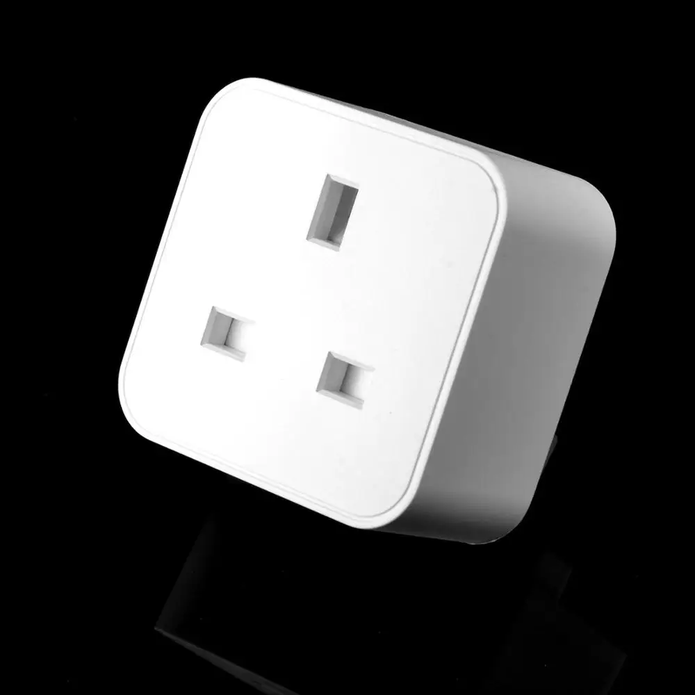 ELEOPARD 13A Tuya Wifi Smart socket mini UK plug WiFi remote control with Alexa Google home Energy Monitor | Электроника