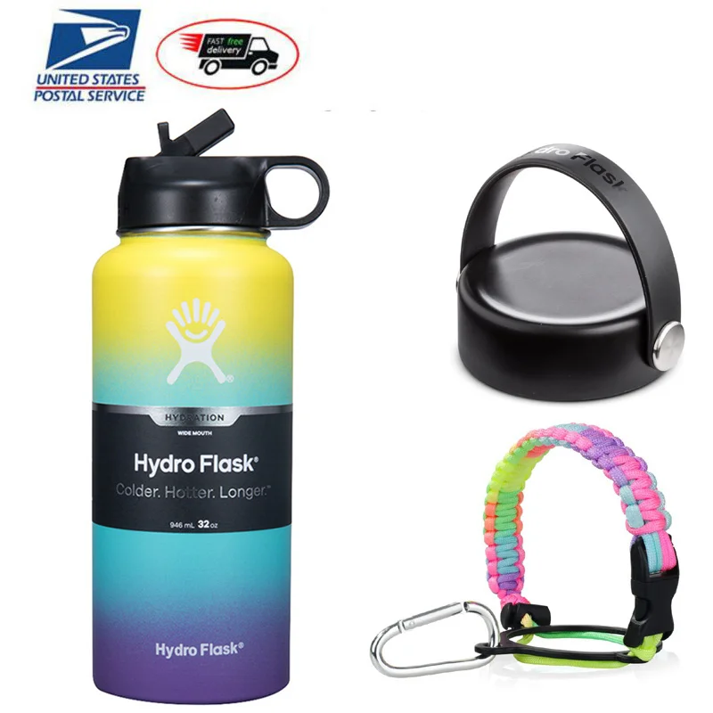 Гидро воды бутылка фляжка Нержавеющая сталь с вакуумной изоляцией из