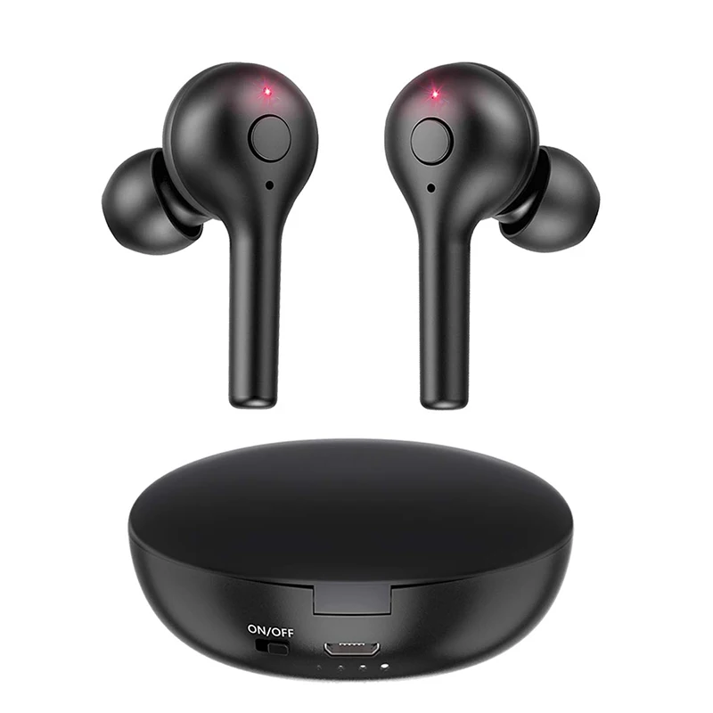 Наушники-вкладыши TWS Bluetooth наушники V5.0 4D Hi-Fi стерео Беспроводной с микрофоном Шум