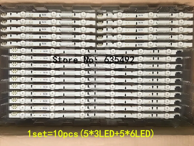 1 комплект = 10 шт. светодиодный ленты для svs40 UA40H6340 UE40H5005 UE40H5030 UA40H5140 UA40H5150 UA40H5141UA40H5142