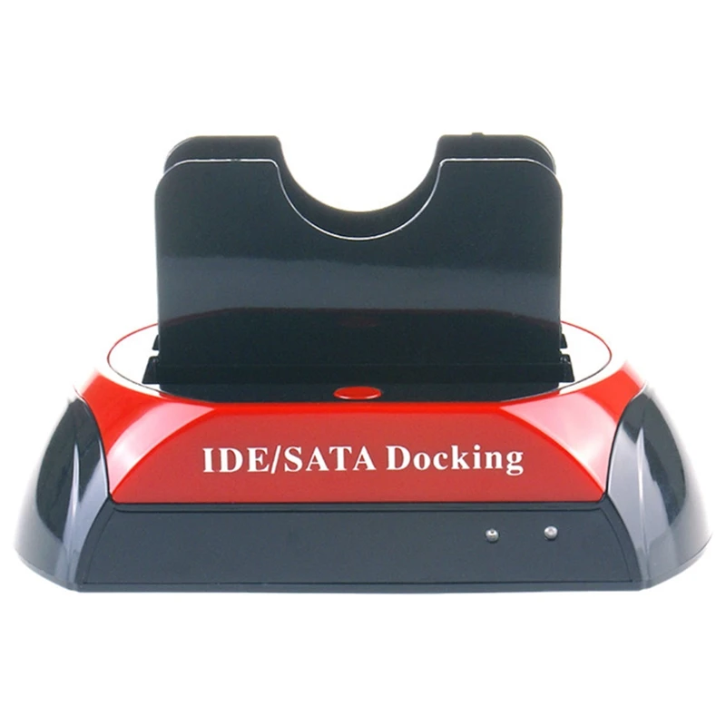 

Hard Drive Docking Station,Dual Hard Drive High Quality IDE SATA Docking for 2.5 /3.5 Inch Hard Drive HDD SSD-US Plug