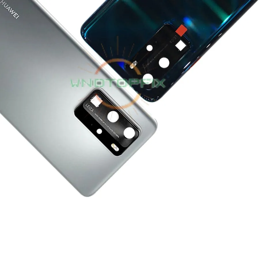 For Huawei P40 Pro Battery Back Cover Rear Door Housing Panel Replacement P40Pro ELS-AN00 ANA-AN00 | Мобильные телефоны и