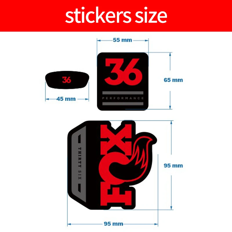 2020 лиса поплавок 36 представление вилка наклейка fox36 передняя для горного