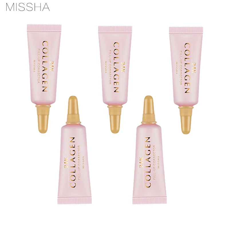 

MISSHA 24k коллагена для наполнения водой корректор эссенция крем 3 мл! Бесплатная доставка! Укрепляющий крем против старения для удаления морщи...
