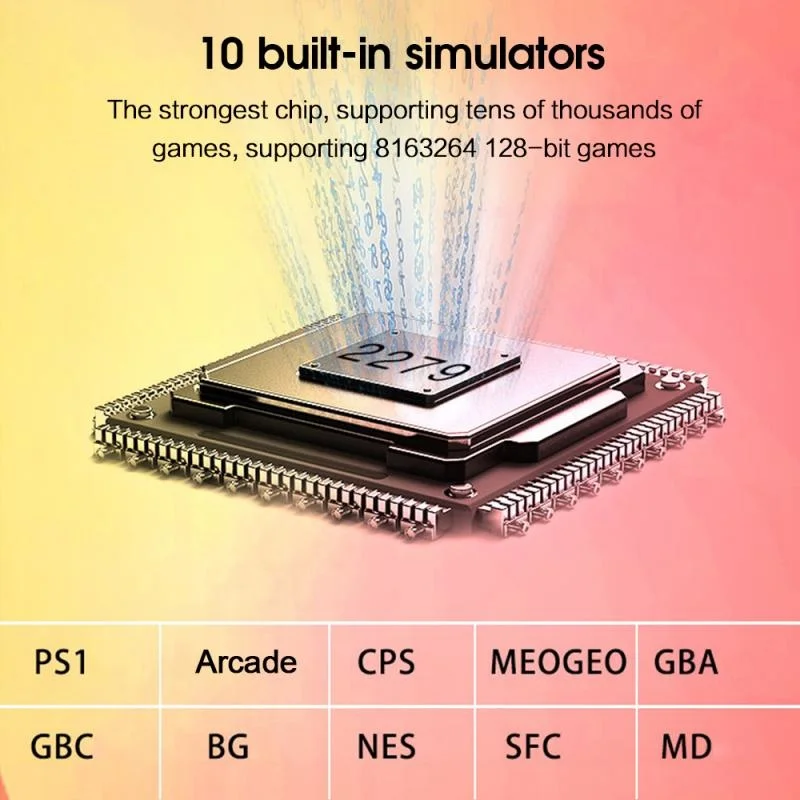 

4.3-inch Screen for Game Console 32 Bit Handheld Game Players Portable Handheld Game 8GB Console Player 10000+Games Camera