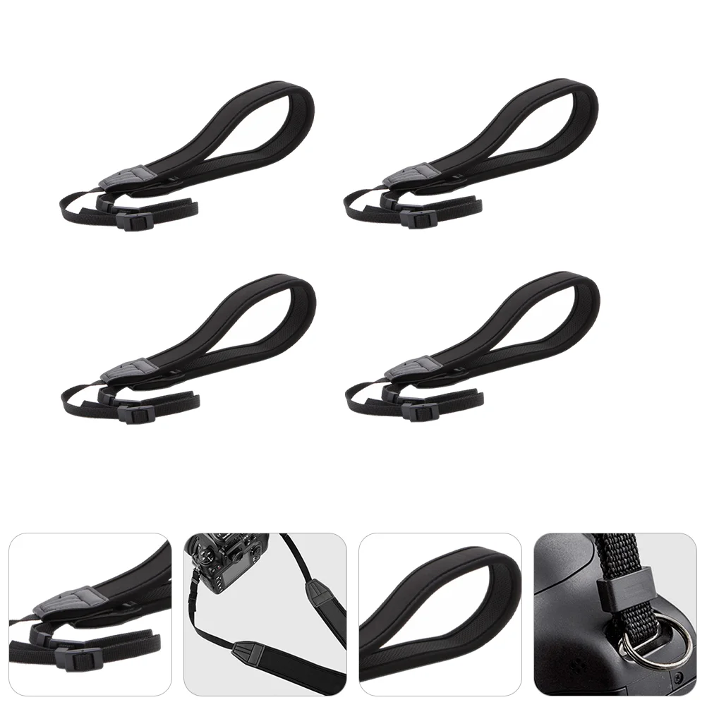 

4 PCS Camera Fasten Strap Mirrorless Camera Belt SLR Fasten Belt Replacement