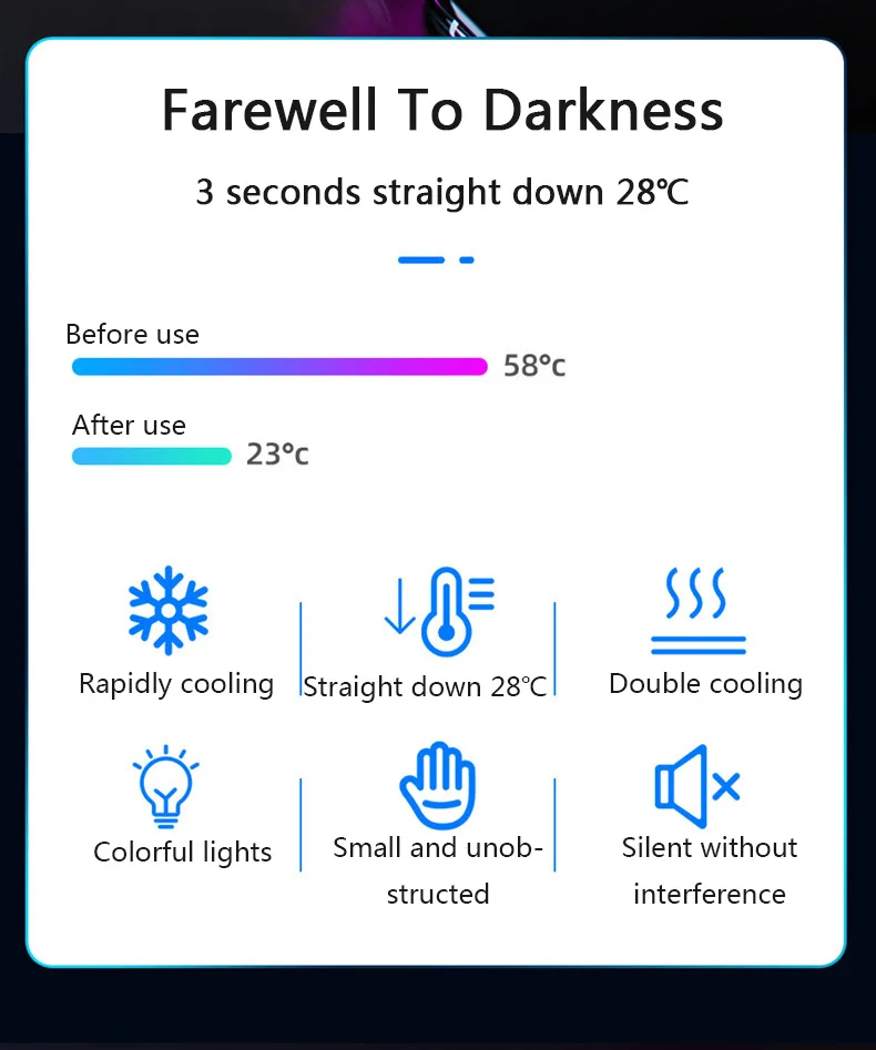 

Mobile Phone Cooler Double Fan Phone Radiator Phone Holder Cooling Pad Gamepad Controller Heat Sink For Xiaomi iPhone Huawei