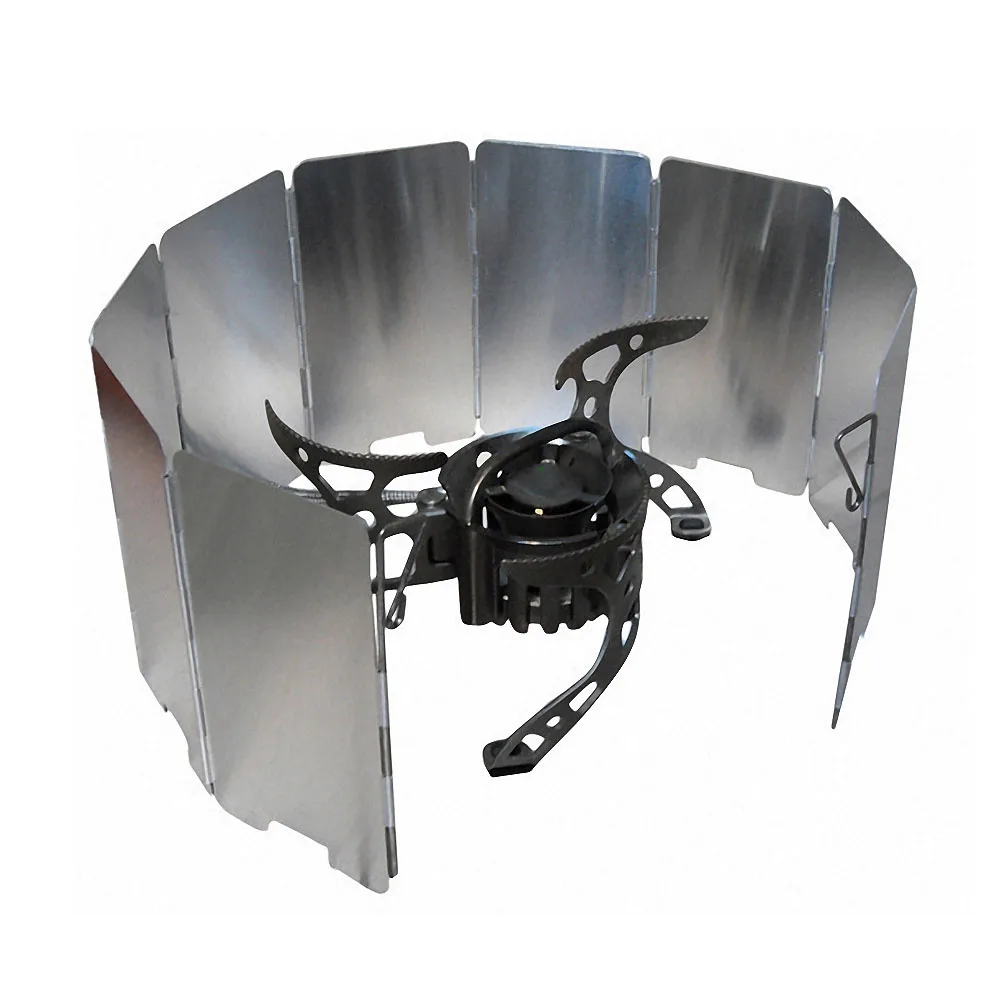 9 пластин прочный ветрозащитный экран защита от ветра для кемпинга приготовления