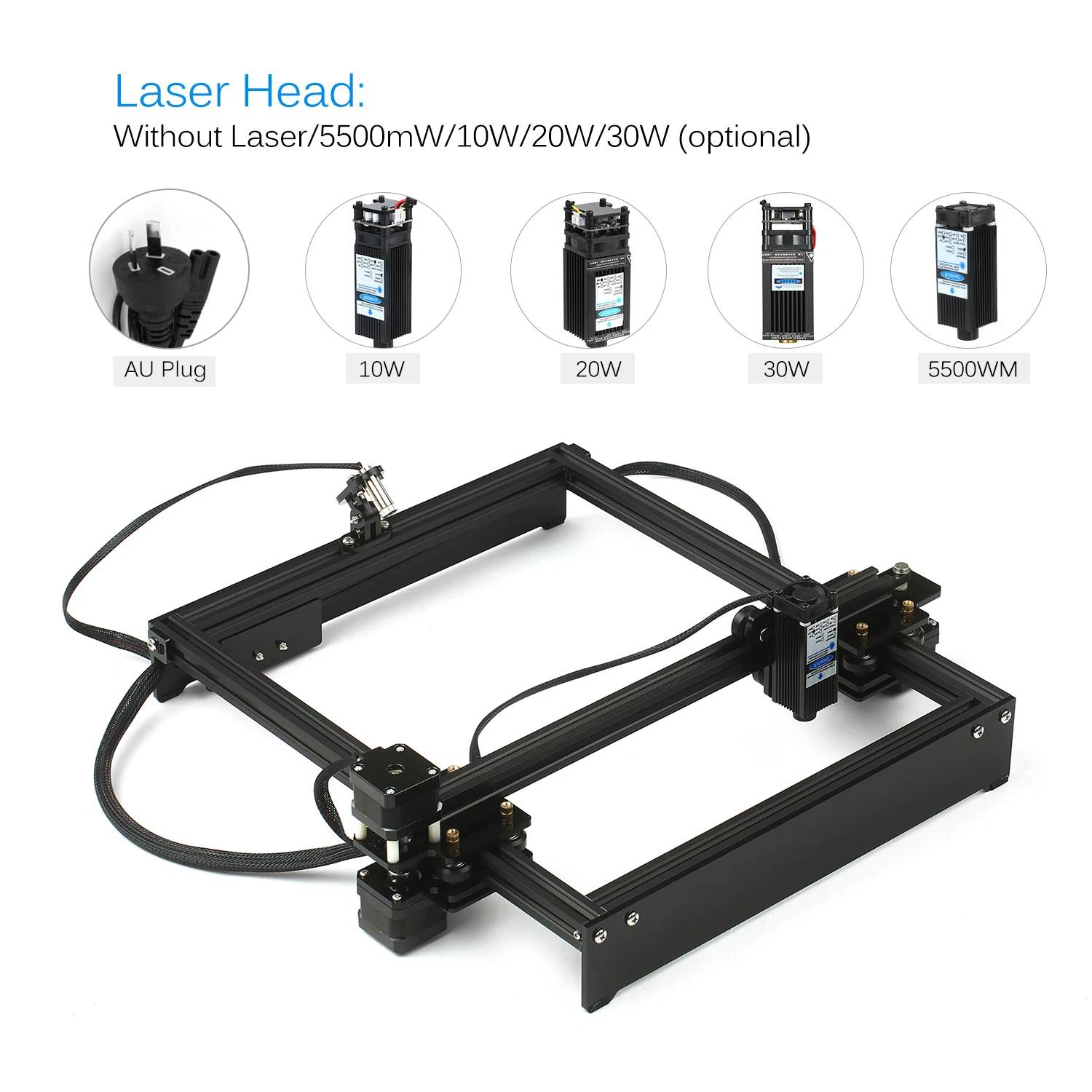 Лазерный гравировальный станок 30 Вт настольный лазерный гравер сделай сам с