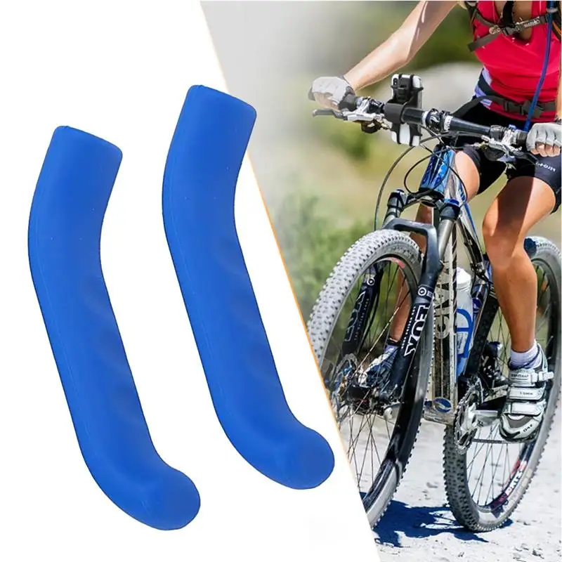 1 пара силиконовых тормозных ручек для велосипедов противоскользящая Защитная