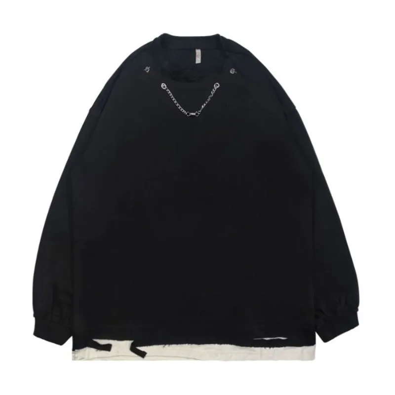 

Plush Padded Hoodie Men's Fashion Retro Casual Couple Sweatshirt Men Streetwear Wild Loose Winter Hip-hop Pullover Hoodies Men