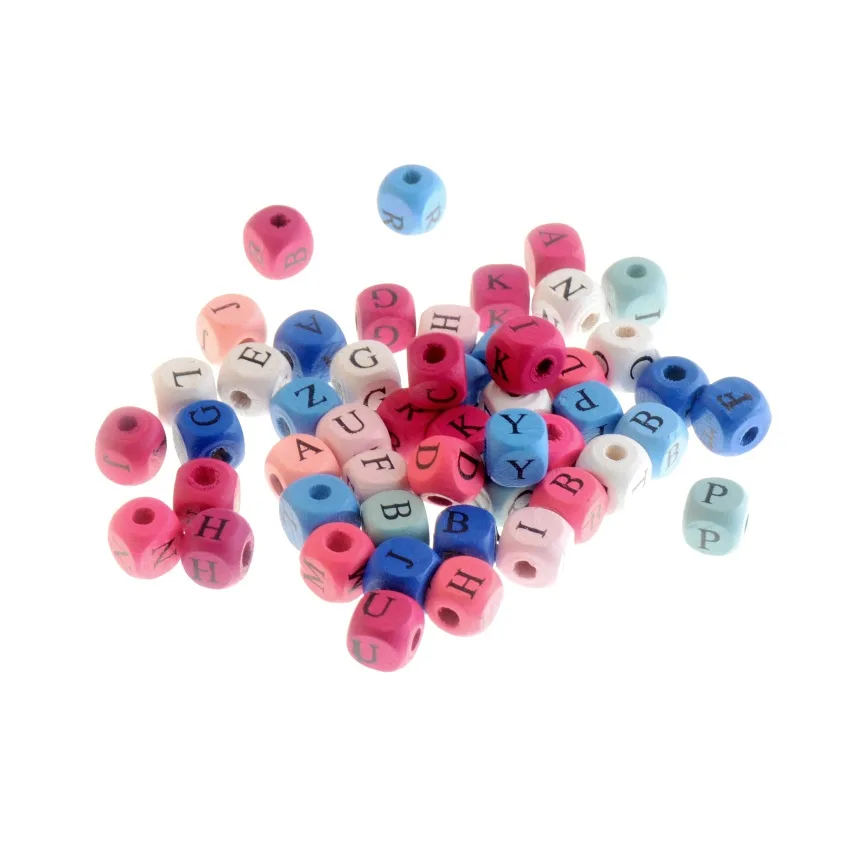 Лидер продаж 50 шт. 10 мм цветные квадратные пазлы с буквами алфавита цифрами