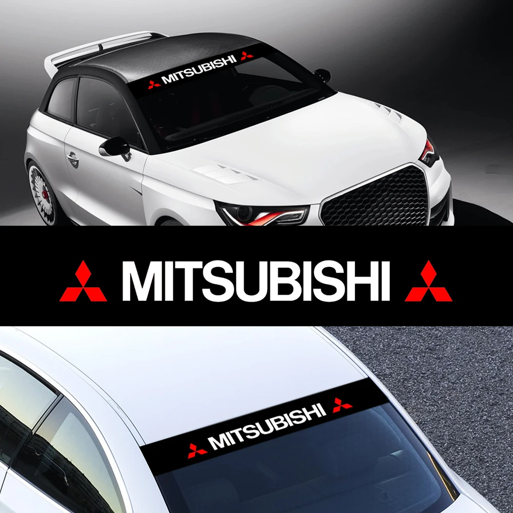 Стикеры на лобовое стекло для Mitsubishi ralliart Lancer 9 10 Asx Outlander 3 Pajero Sport|Наклейки