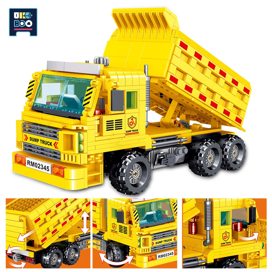 755 шт. высокотехнологичный самосвал автомобиль строительные блоки городское
