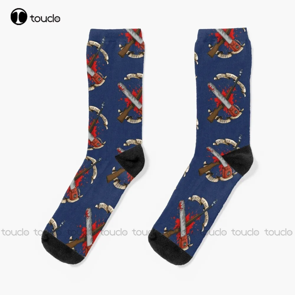 

Evil Dead Socks Mens Socks Black Personalized Custom Unisex Adult Teen Youth Socks 360° Digital Print Hd High Quality