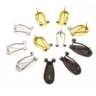 Оригинальные латунные серьги-гвоздики, 20 шт.лот, 9*20 мм, шпильки для сережек-гвоздиков с креплением для ушей, основа для сережек, сделай сам, ювелирные аксессуары Z716