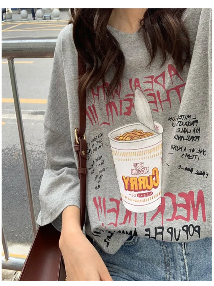 

Women's summer bottoming slim Korean top printed outside open back loose air short sleeve T-shirt for women clothes women wear