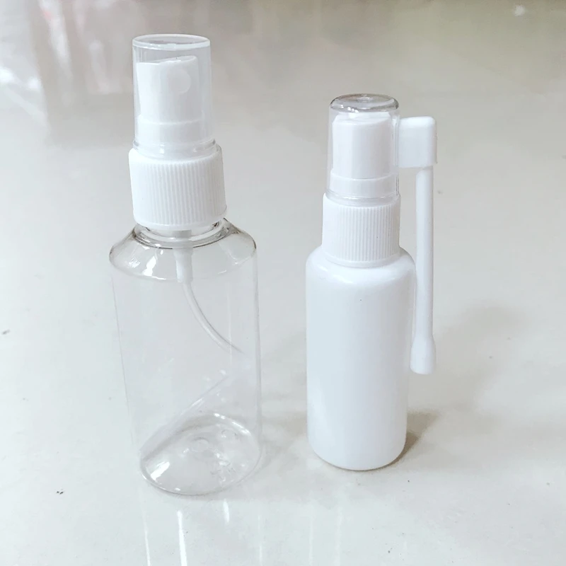 5 шт 2 маленькие пластиковые бутылки с распылителем для дезинфекции макияжа