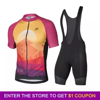 spiukfu cycling sets bike uniform summer cycling jersey set road bicycle jerseys mtb bicycle wear breathable cycling clothing