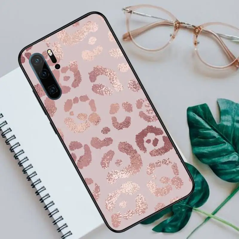 

Gold Rose Glitter Love art Phone Cases For Huawei honor Mate P 10 20 30 40 Pro 10i 9 10 20 8 x Lite Luxury brand shell