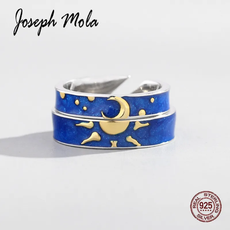 Joseph Mola 925 стерлингового серебра Звездная ночь Винсента Ван Гога оригинальные