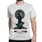 Для мужчин в песочного и смерти кружится голова футболки мечта Гейман Morpheus Повседневное топы футболки для девочек футболки с рождественским узором