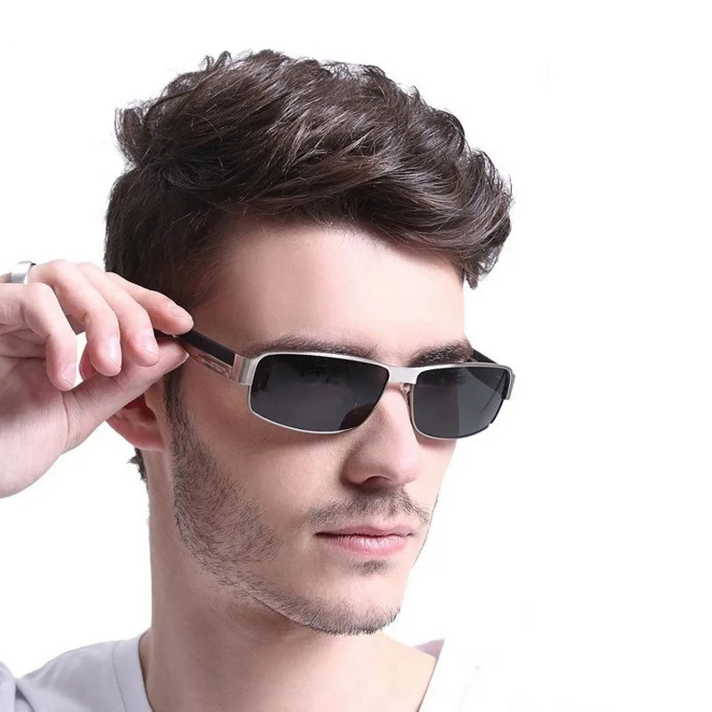 

Sports Outdoor Men's Polarized Sunglasses Classic Metal Small Frame Sunglasses Driving Glasses with Colorful Blue