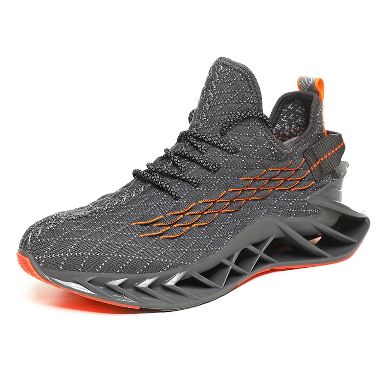 

Original Men's Fashion Reflective Blade Sneakers 2021 Casual Shoes Damping Trainers High Quality Brand Black Platform Sneakers