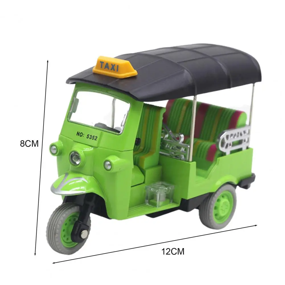 

Tricycle Model Simulation Display Souvenirs Alloy Pull Back Diecast Vehicles Gift for Kids