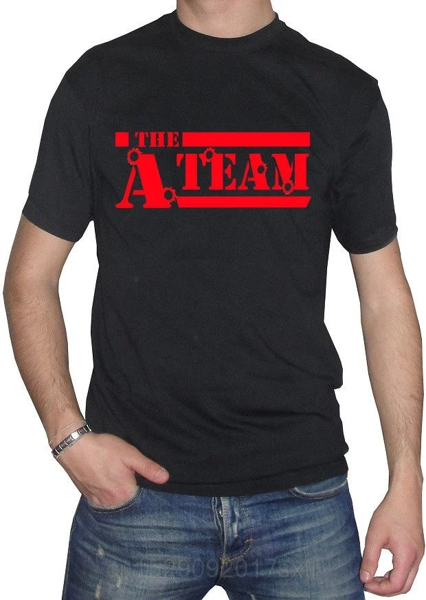 

Flower 2021 Newest Men'S Funny fm10 men's t-shirt A-TEAM TV series 80s film CINEMA&TV Tee Shirt men clothing