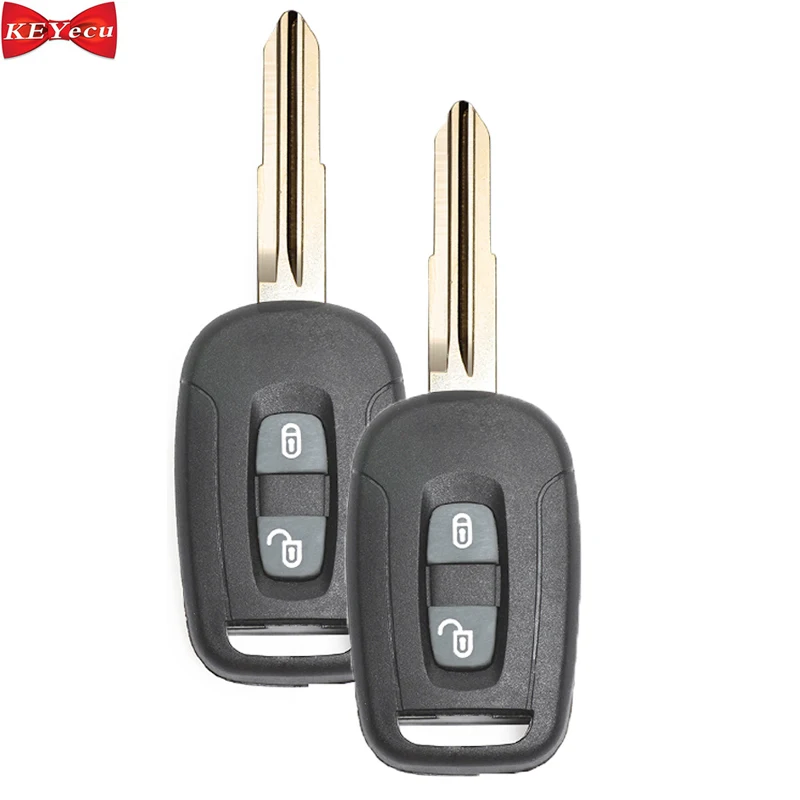 KEYECU 2 шт. для Chevrolet Captiva 2008 2009 2010 2011 2012 2013 дистанционный ключ-брелок от машины FCC
