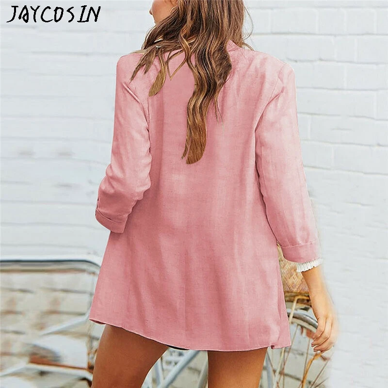 JAYCOSIN 2019 индивидуальное пальто модная женская одежда с длинным рукавом Открытый