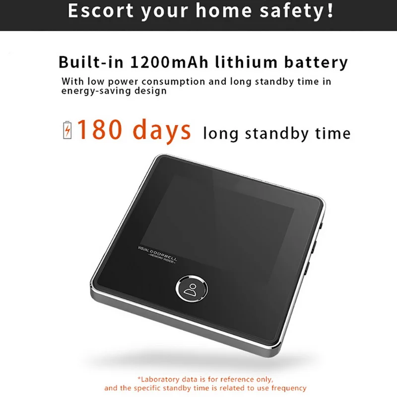 Видео дверной звонок камера ЖК экран умный Звонок электронный ИК Ночная дверь